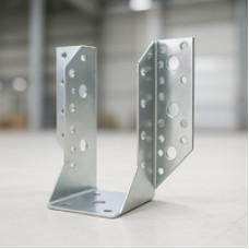 Опора бруса с перфорацией OBR-R 76x100x50 мм ОЦ кор. 50 шт